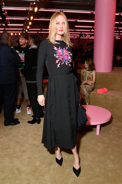 uma thurman prada resort|Front Row at Prada Resort 2020 [PHOTOS] .